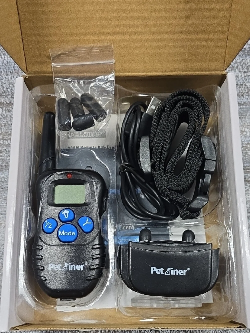 Petrainer PET998DRB1 Rechargeable Dog Training Collar